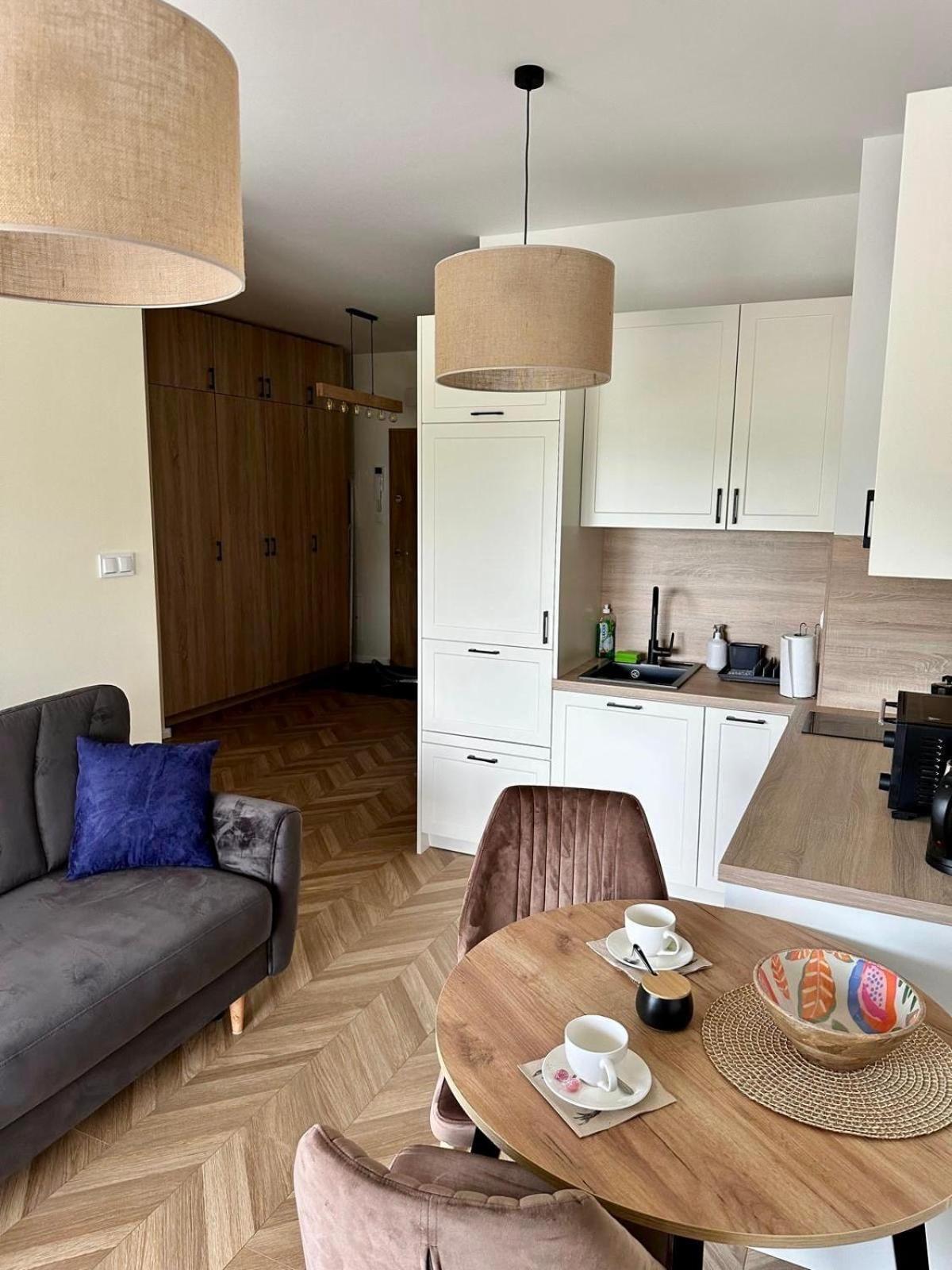 Ferienwohnung Urokliwy Apartament Z Duzym Tarasem I Widokiem Na Jezioro Biale Augustów Exterior foto